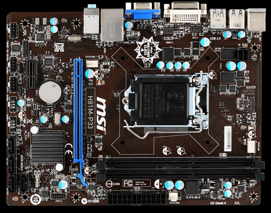 一年包换 微星h81m小 1150 ddr3台式机办公游戏i3i5i7主板超h61在类目 电脑硬件/显示器/电脑周边, 主板中 - 来自Buy2taobao.com提供专业的淘宝代购服务