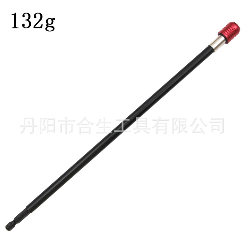跨境六角柄红色加长快脱自锁接杆加长杆 30L0mm起子批头延长杆工