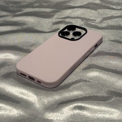 苹果16硅胶磨砂简约防指纹