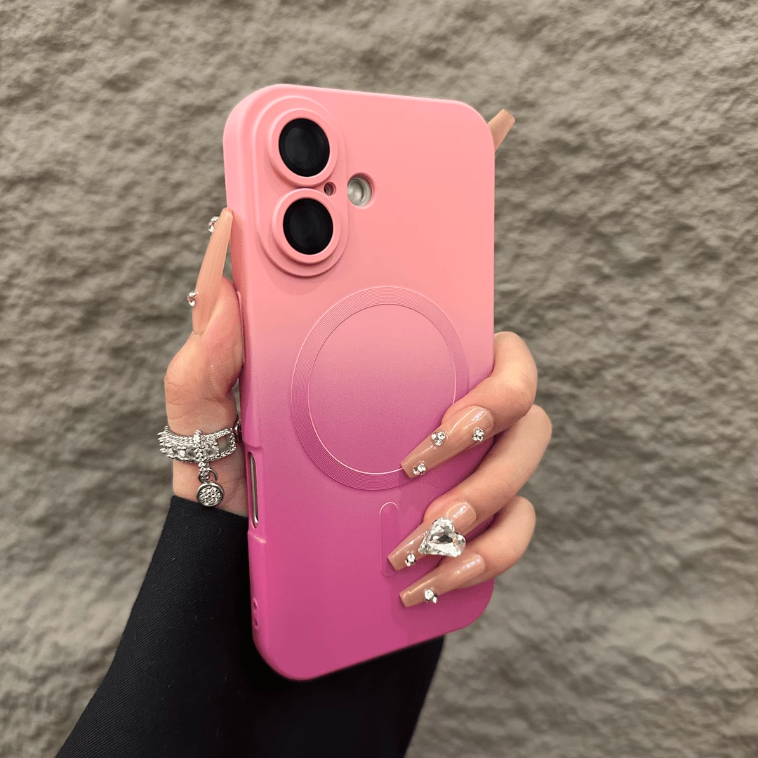 渐变液态磁吸双色适用苹果16promax手机壳iPhone15promax镜头膜13pro无线充电14plus亲肤11pro硅胶12p男max女