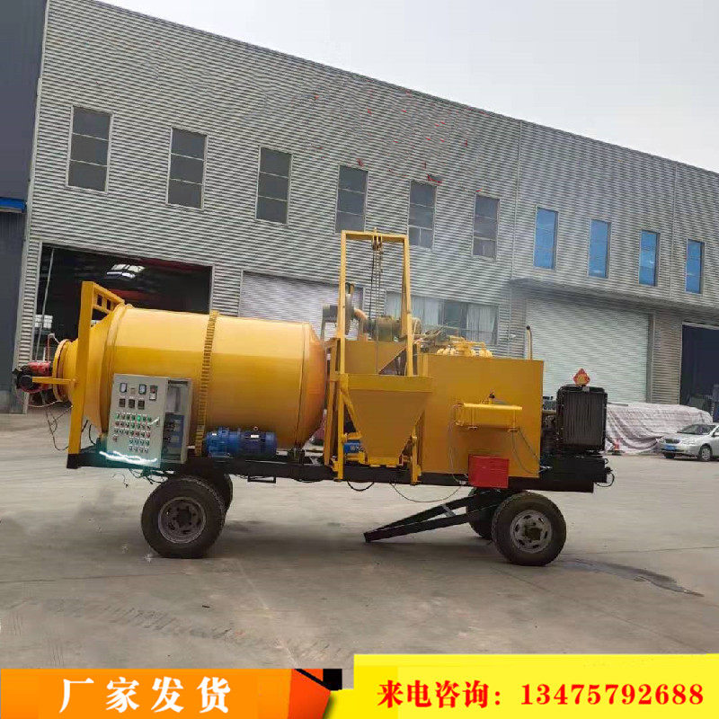 5-2方沥青保温车 沥青混合料再生修补车 稳定式沥青路面搅拌站