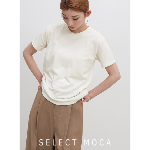 SELECTMOCA日系纯色百搭T恤女