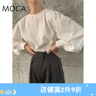 博主合作款 衬衫 休闲百搭10007391 SELECTMOCA 设计感泡泡袖 SON