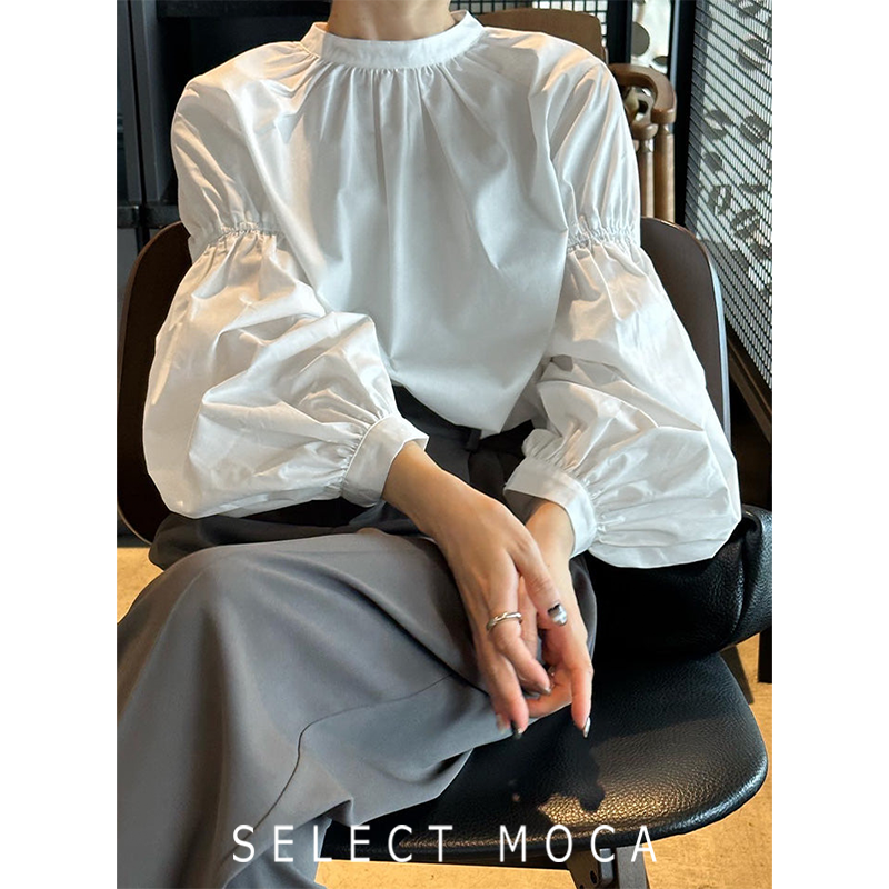 MOCA泡泡袖日系时尚上衣