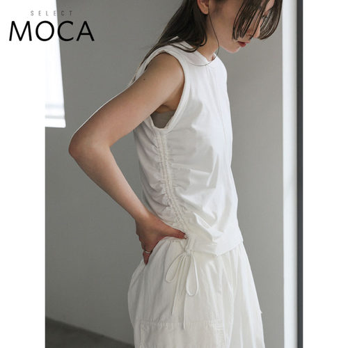 SELECT MOCA 侧边系带款式聚拢款无袖上衣 T恤女日本直邮30001518