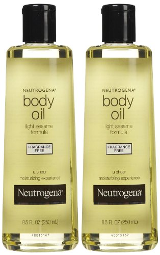 Neutrogena露得清身体油不含香料 8.5盎司 2瓶装