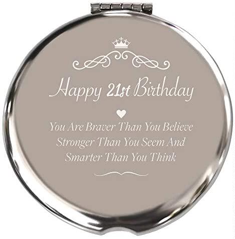 blue leaves 21st birthday gifts for girls  happy 21st birthd