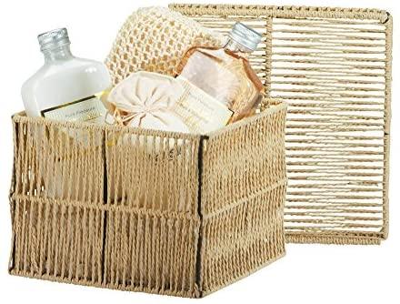 koehler 34183 8 inch vanilla milk bath and body gift basket