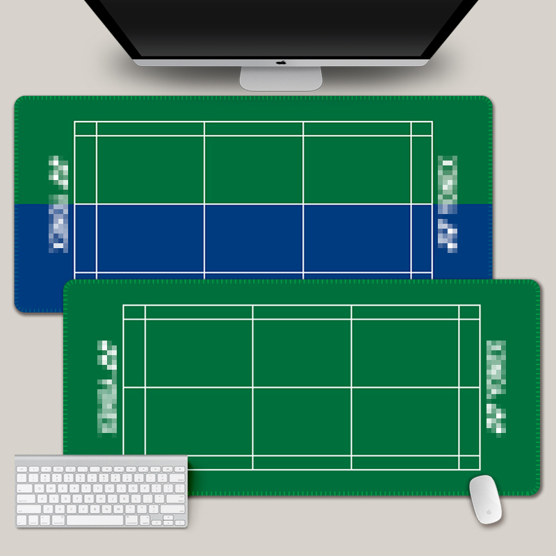 桃田贤斗羽毛球场地防水超大号尺寸鼠标垫键盘书桌垫防滑写字垫子