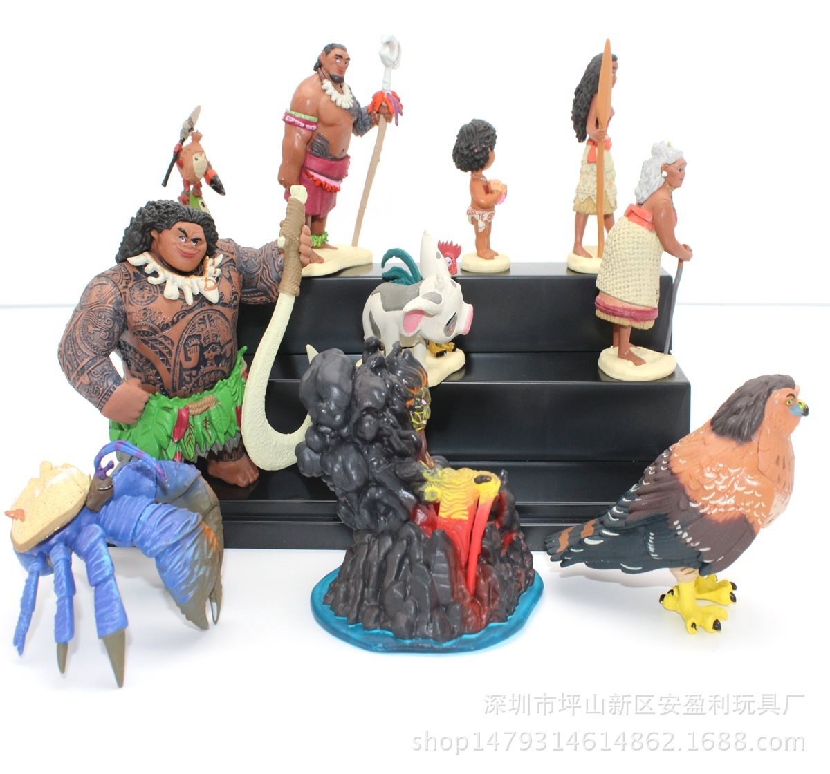 Animation around 10 Ocean Romance Mo Ahna Moana Mona princess toy Garage Kit toy Dollin the Festive supplies/Gift , Chinese knot  category - from Buy2taobao.com to provide professional Taobao agent buy service
