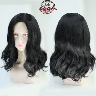 【自由人】东京卍复仇者 场地圭介cos假发立体黑色中分微卷现货