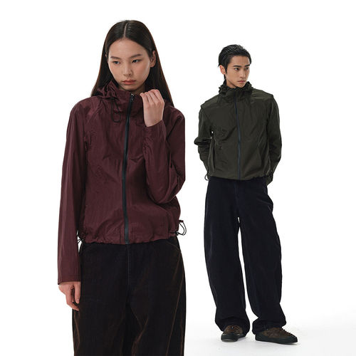 DIMC春夏户外连帽抽绳长袖防晒衣轻薄防晒服外套透气速干皮肤衣