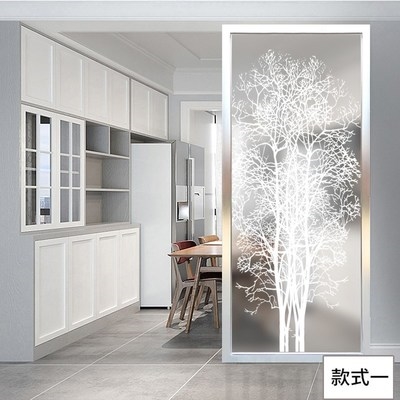 格子玻璃隔断卫生间干区隔断屏风隔断屏风半墙隔断屏风轻奢风玄