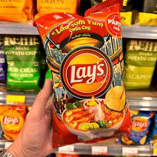 异国系列澳门地区NEW限定乐事薯片龙虾芝士炸鸡泰国冬阴功薯片