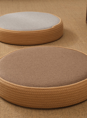 日式蒲团坐垫客厅阳台飘窗榻榻米家用地上加厚拜佛坐墩打坐禅修垫