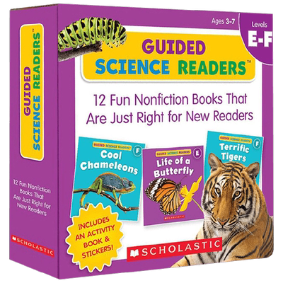 英文原版 Guided Science Readers Parent Pack Levels E-F 引导科学-家长套装 E-F级