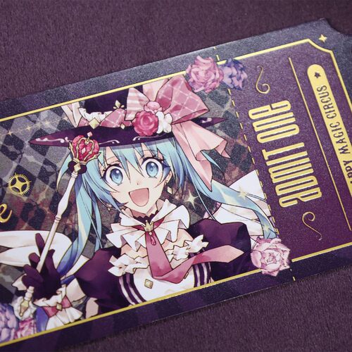 BEMOE 初音未来 幸福魔法巡演队 纪念票角色:MIKU