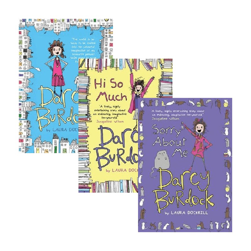 【正版书籍】英文原版 Darcy Burdock套装3册