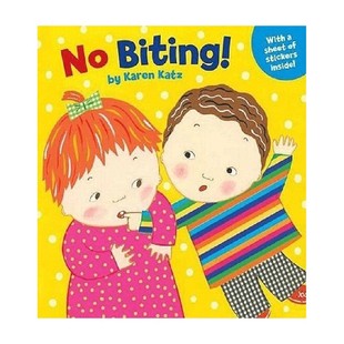 正版 BITING 书籍 不准咬 英文原版