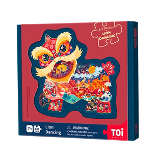 【正版书籍】TOI国风艺术拼图益智动脑玩具培养儿童耐心动手能力中国传统文化学习礼盒装亲子游戏多款适合各年龄段 文创