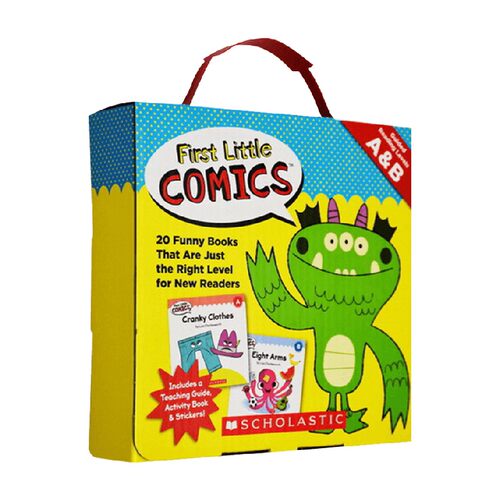 【正版书籍】学乐初级阅读20册  First Little Comics Parent Pack Levels 英文原版