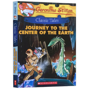 英文原版 Geronimo Stilton Classic Tales  09 Journey to the Center of the Earth 老鼠记者经典故事 地心之旅