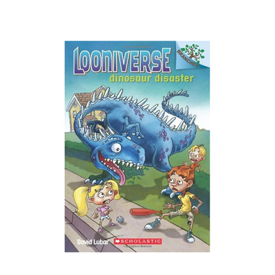 【英文原版 7-10岁】怪诞世界 3：恐龙的灾难 Looniverse 3  Dinosaur Disaster 桥梁书 章节书 小学生课外读物