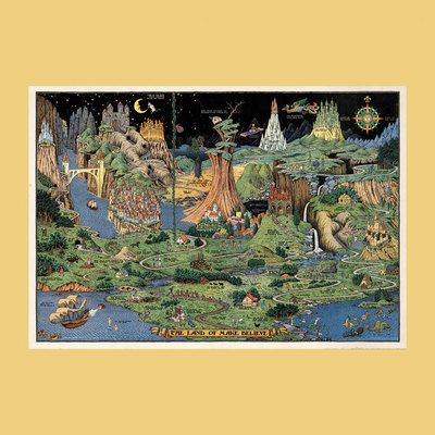 童话故事插画海报奇幻神话插图