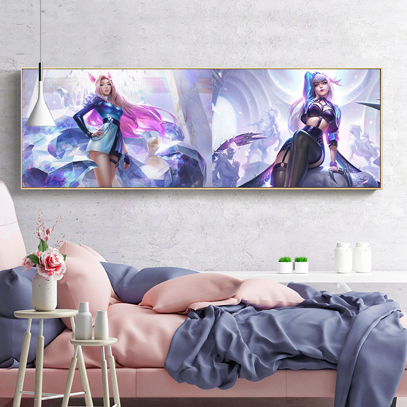 英雄联盟K/DA超美女团人物海报