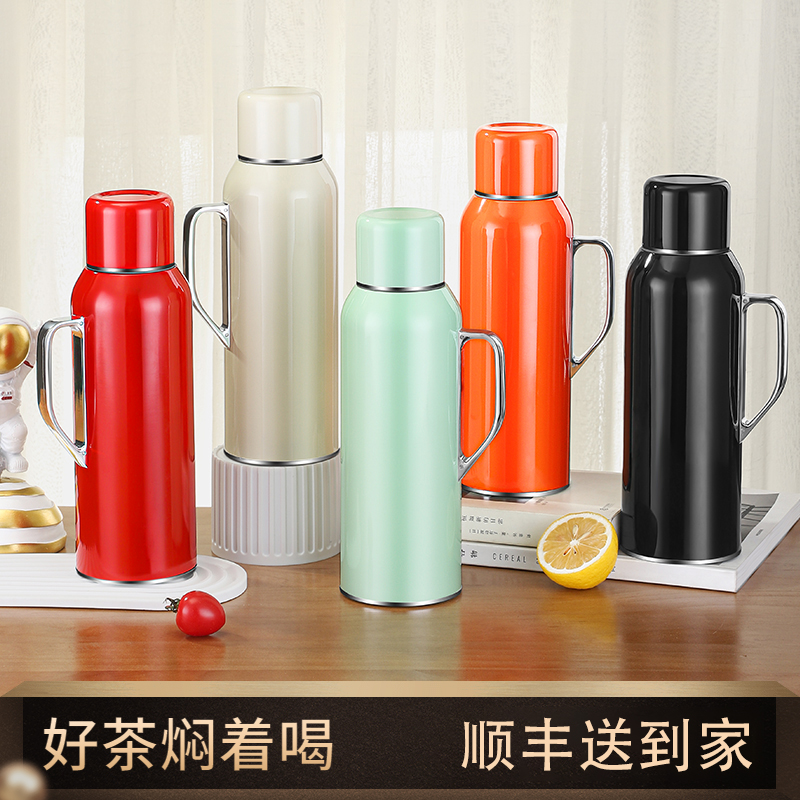 仟森传家壶316不锈钢保温壶焖茶壶车载户外便携泡茶杯大容量男女