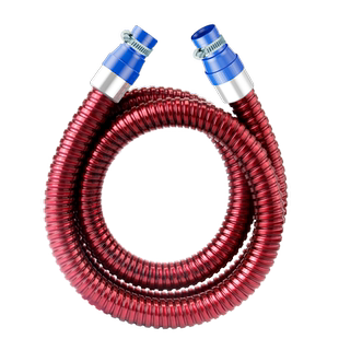 煤气管软管防爆中高压金属燃气管天然气液化气燃气灶煤气罐连接管