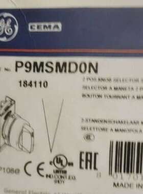 议价GE P9MSMD0N 旋钮开关议价