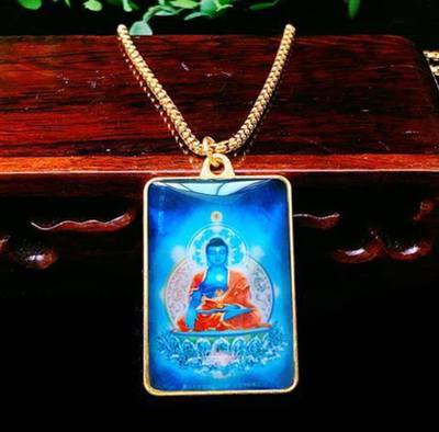 五方佛吊坠阿弥陀佛释迦牟尼佛宝生佛东方阿閦佛不动佛项链