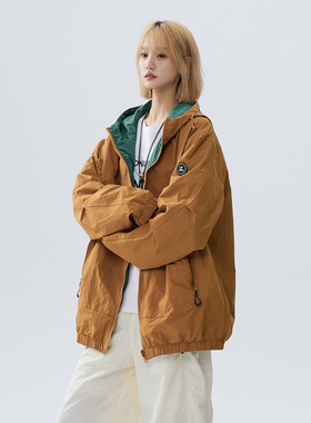 GBOY studio范丞丞同款物空宋松nans男装港风大码两面穿夹克外套