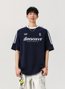 GBOY studio范丞丞同款shijoin亿万少年nans男装美式高街短袖T恤