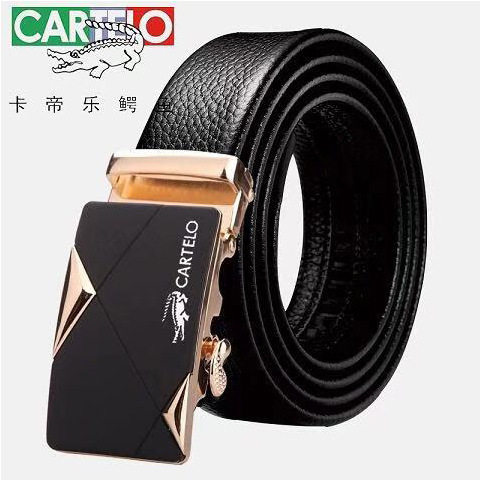 卡迪乐鳄鱼贵宾男士真皮皮带自动扣商务裤带男式青年软牛皮男腰带|msdalam kategori Aksesori/Belt kulit/Hat/Muffler, tali pinggang/tali pinggang kulit/pinggang - dari Buy2taobao.com untuk memberikan perkhidmatan ejen Taobao profesional membeli