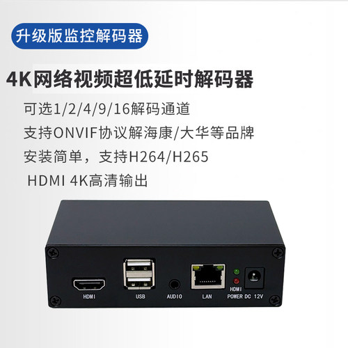 HDMI视频解码器解码1-4路