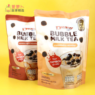泰国DREAMY珍珠泰式速溶奶茶阿萨姆原味黑糖奶茶茶粉+珍珠60g*6袋