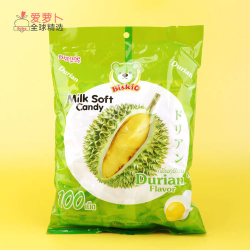 泰国Biskio榴莲味牛奶软糖