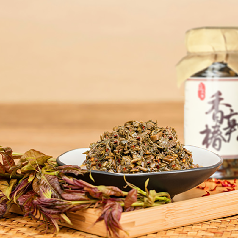 【艾牛 香椿辣子 260gx2瓶】秦岭鲜嫩可口陕西特色辣酱下饭酱包邮