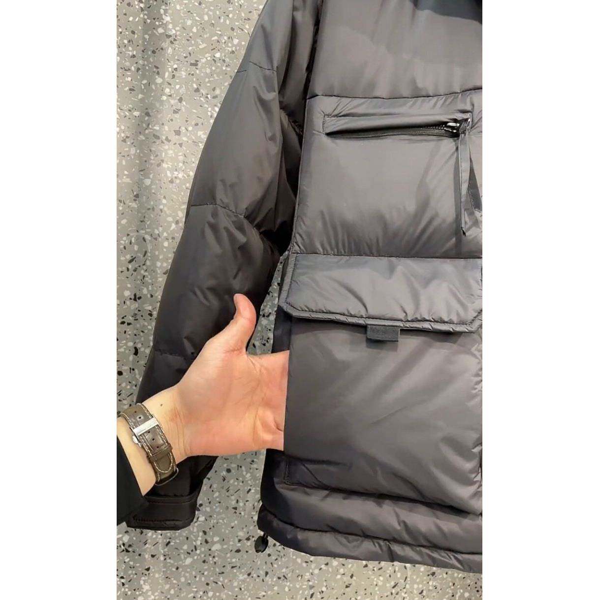男士立领羽服绒棉春季新款版时帅气个性5503大兜休闲尚潮流保韩暖