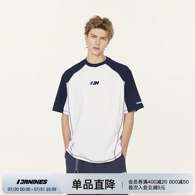 FORNINES插肩袖运动短袖T恤男女夏季半袖凉感速干 干宽松上衣T恤