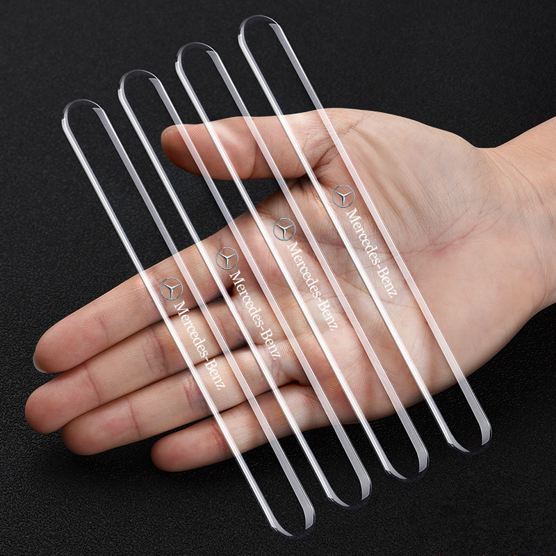 奔驰车门防撞条E300L GLC C260L装饰用品GLB GLE汽车贴纸A级C200L