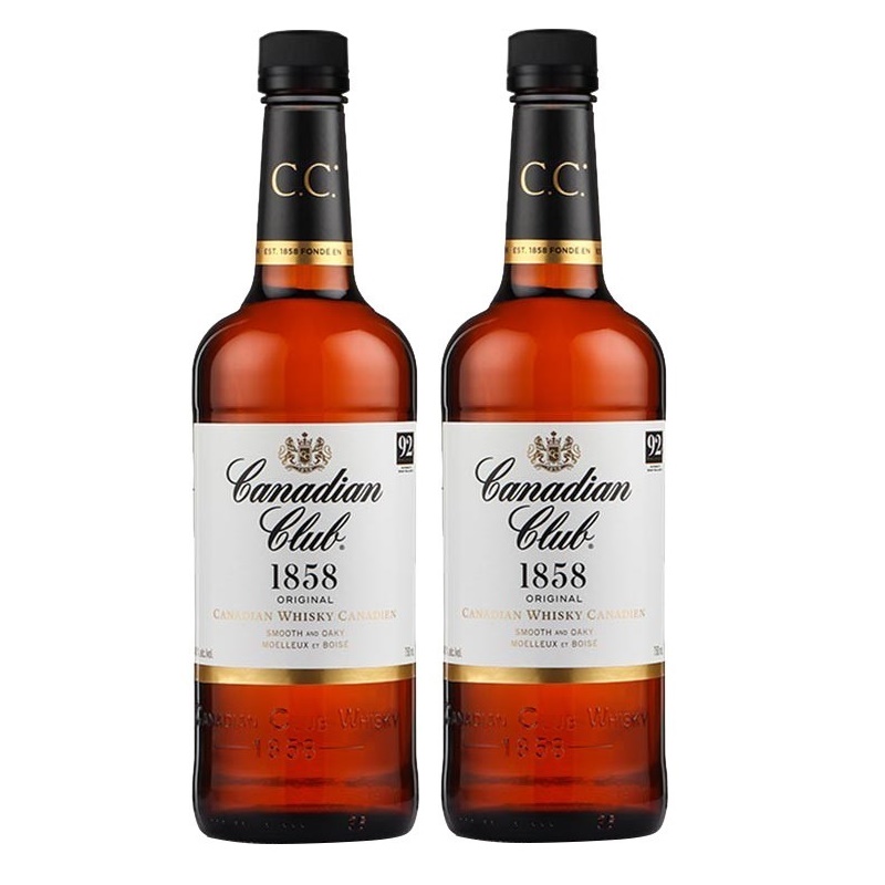 加拿大俱乐部威士忌Canadian Club鸡尾酒基酒原瓶进口洋酒750ml