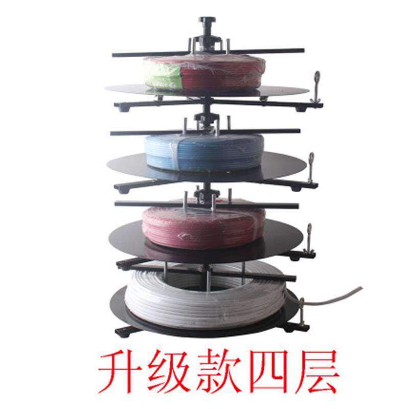 放线盘电线放线架电工放线器旋转放线盘圆盘空盘卷线盘神器_虎窝淘