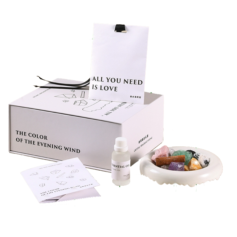 白月光香薰晶石礼盒家用香氛摆件
