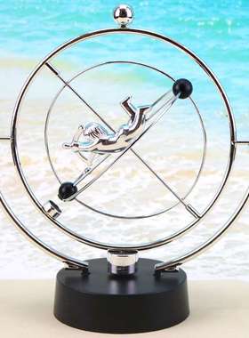 爱神丘比特之箭天体永动仪 宇宙银河系天体摇摆器 磁性电动旋转摆