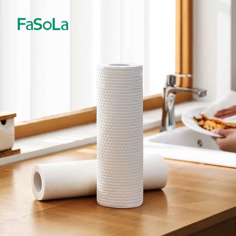 FaSoLa懒人抹布干湿两用抽取式家务清洁厨房一次性洗碗布吸水纸