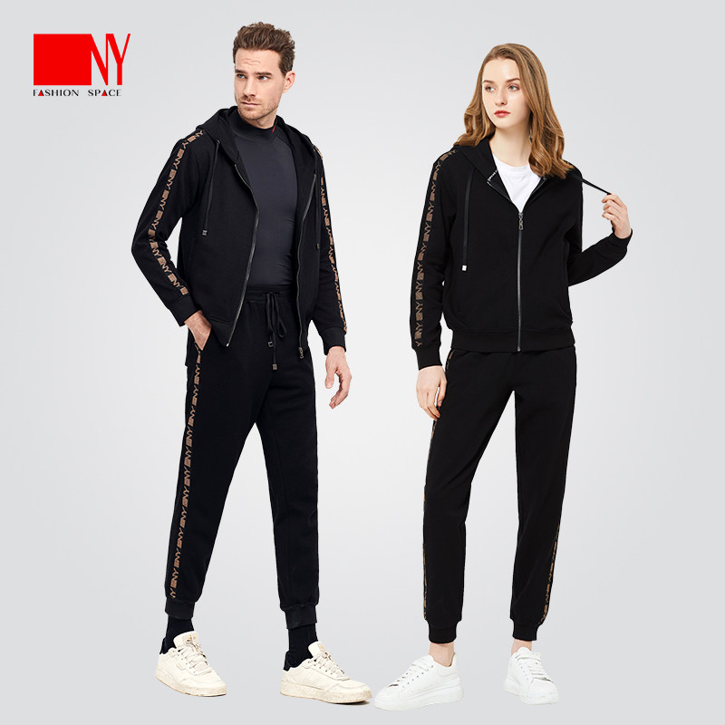 NY纳艺运动舞蹈服国标舞服男女款休闲套装长袖拉丁舞服秋冬21118Y