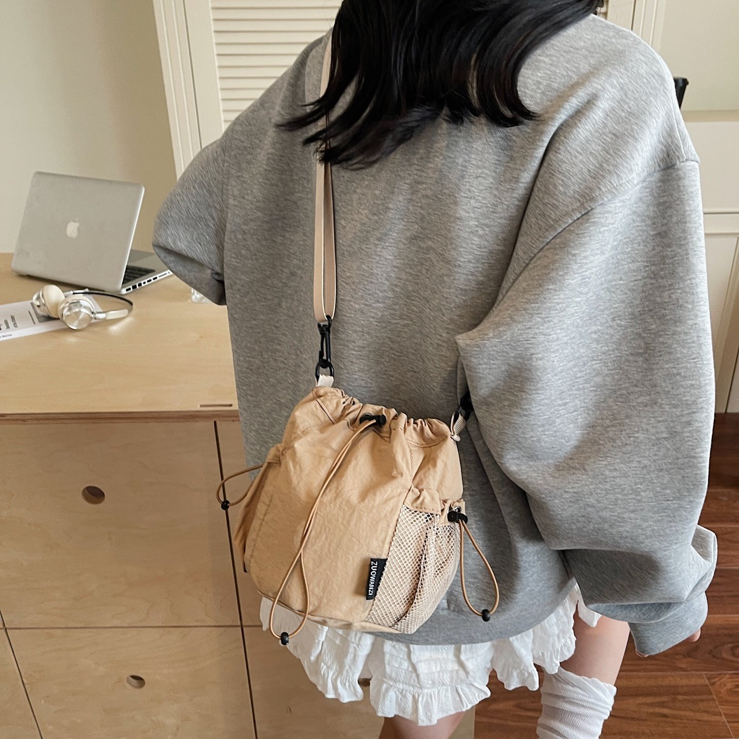 女束口小收纳包上班通勤水桶包旅游化妆品小收纳袋逛街手提斜挎包,箱包皮具/热销女包/男包,通用款女包,淘宝优惠券,粉丝福利购,淘宝优惠卷